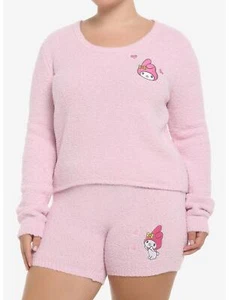SANRIO MY MELODY COZY 2 PIECE PAJAMAS PLUS SIZE 2 NEW - Picture 1 of 1