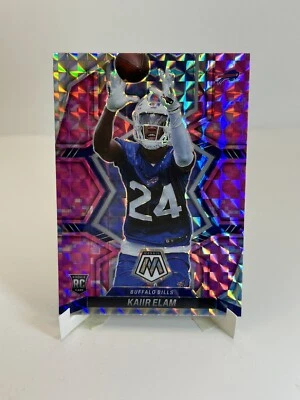 2022 Mosaic Pink Camo Prizm Kaiir Elam Rookie #373 - Image 1 of 2