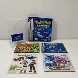 Pokemon Sapphire (Nintendo GameBoy Advance, 2003) - Picture 1 of 6