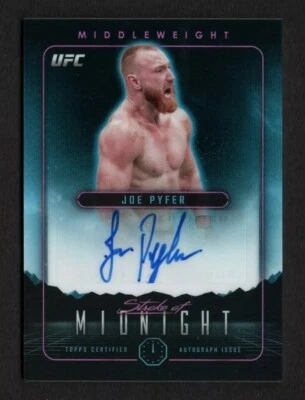 2024 Topps Midnight UFC Joe Pyfer Stroke of Midnight Auto Autographs #SMA-JPR  - Image 1 of 2