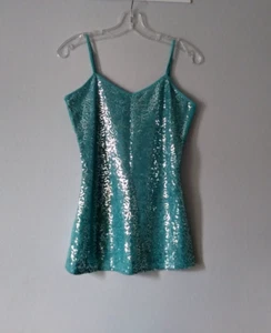 NEW: Sparkly sequined Green tank By Thalia sodi SIZE: S. - Picture 1 of 2