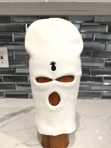 Gangster ski mask white color Hyperwarm Hood Balaclava Full Face Ski Mask - Picture 1 of 2