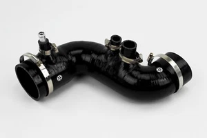 Stoney Racing Silicone Air Intake Hose fits Toyota MR2 MK2 Turbo Rev1-2 Black - Picture 1 of 4