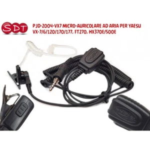PJD-2004-VX7 MICRO-AURICOLARE AD ARIA PER YAESU VX-7/6/120/170/177, FT270, HX370 - Zdjęcie 1 z 2