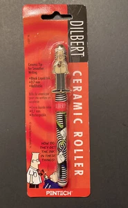 Vintage 1997 NEW DILBERT Pentech Ceramic Roller Black Ink Refillable PEN NOS! - Picture 1 of 3