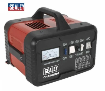 SEALEY BATTERY CHARGER 11AMP 12V 24V CAR VAN VEHICLE BOOSTER 20-105AH CHARGE107 - Image 1 of 3