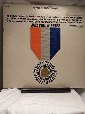 Jazz Poll Winners 1960 Columbia Compilation LP, Vinyl Mile Davis Duke Ellington - Image 1 of 4