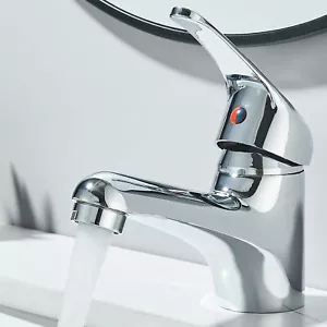 Waschtischarmatur Badarmatur Einhand Wasserhahn Bad Waschbecken Mischbatterie - Bild 1 von 10