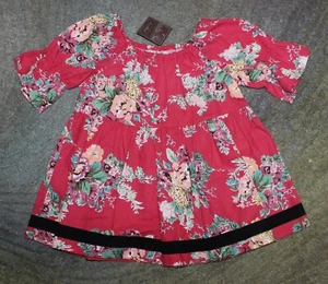 Matilda Jane (Sparkletown) Fiona + Holly Peasant Top - Size 4 - NWT  VINTAGE HTF - Picture 1 of 5