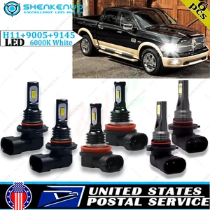 Luces LED 6x 9005 H11 Luz Alta Baja- 9145 Luz Niebla For Para para 2011-2018 RAM - Bild 1 von 12