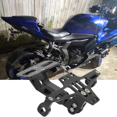 Motorcycle License Plate Tail Tidy Fender Holder LED For Yamaha YZF R1 R3 R6 R7 - Image 1 of 4