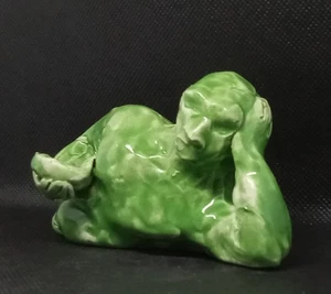 "Olimpione ubriaco" - Costosa scultura originale in argilla. Fatto e smaltato a mano. - Foto 1 di 11