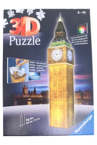 Ravensburger Puzzle 3D Big Ben Notte Gioco Bambini - Foto 1 di 4