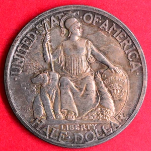 1935-S SAN DIEGO EXPOSITION COMMEMORATIVE HALF - Picture 1 of 3