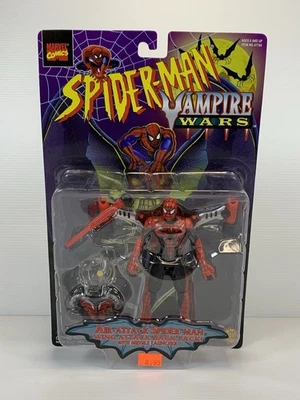 Figura 1996 Toy Biz Spider-man Vampire Wars Air-attack Spider-Man - NUEVO sellado Foto 1 de 4