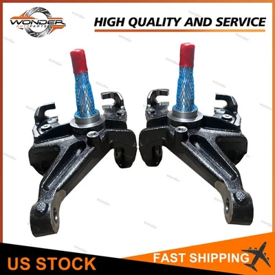 FOR 1973-1991 CHEVROLET C10 R10 R1500 3" LOWERING DROP SPINDLE 1.25" ROTOR 2WD — 第 1/4 张图片