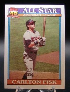 1991 Topps 40 aniversario All-Star #393 Carlton Fisk como nuevo - Imagen 1 de 2