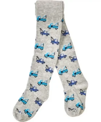 KIKI&KOKO Jungen Strumpfhose hellgrau gemustert NEU mit Etikett