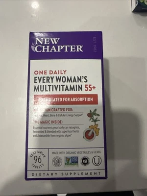 New Chapter Every Woman’s Multivitamin 55+ 96 Tablets Exp 11/26+ - Image 1 of 4