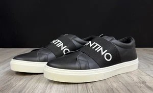 Valentino Garavani Zeus Slip On Sneakers Black White Men’s Size 9 Designer NEW - Picture 1 of 8