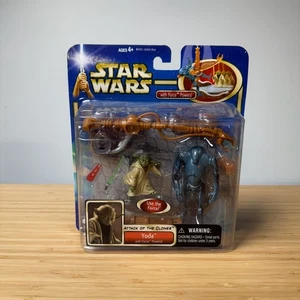 Yoda & Battle Droid Star Wars Attack of the Clones Figurenset Hasbro - 2002 - Bild 1 von 4