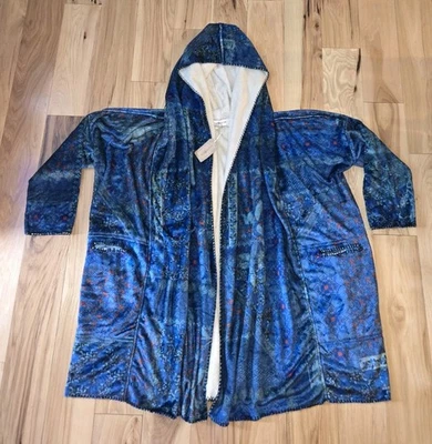 NWT Natural Life Long Hooded Blanket Kimono Robe Duster Cardigan Oversized S/M - Image 1 of 4