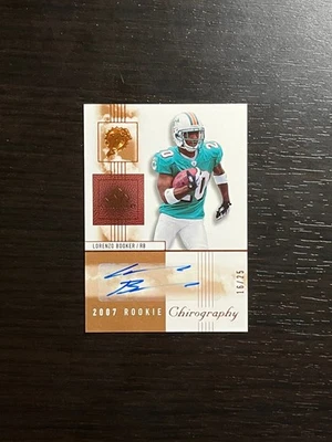 LORENZO BOOKER 2007 SP Chirography Rookie AUTO Autograph /25! Dolphins - Image 1 of 2