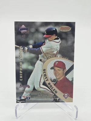 Bowman 1996 mejor imagen de espejo de béisbol Boggs Arias Jones Rolen refractor RC Foto 1 de 2