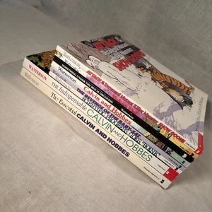 Lot of 8 Calvin and Hobbes Books Collection Bill Watterson - Picture 1 of 10