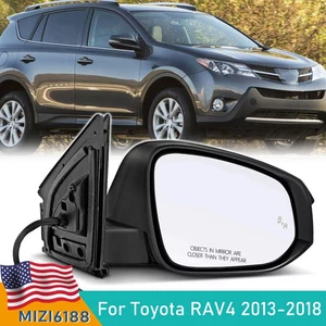 Espejo retrovisor lateral derecho del pasajero para Toyota RAV4 2013-2018 con señal de calefacción punto ciego - Imagen 1 de 15