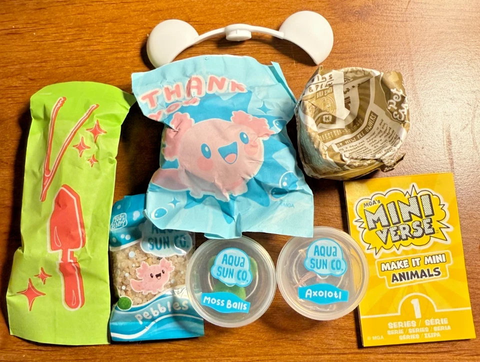 Mini Animales y Hábitat MGA Miniverse Make It Serie 1 - Axolotl Foto 1 de 1