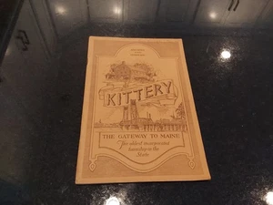 Kittery Maine Ancient & Modern 1931 History Booklet w/ Town Map - Picture 1 of 11