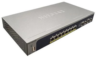Netgear ProSafe M4100-D10-POE 8 Port 10/100 Mbps Fast Ethernet Managed Switch - Image 1 of 4