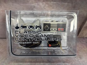 Classic Video Game Controllers NES PS1 Atari XBOX Ornament Set ThinkGeek 2015