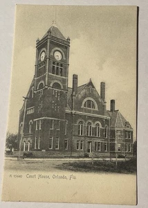 Cartolina - Court House Orlando Florida RPPC 1910 - Foto 1 di 2