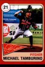 2019 Fargo-Moorhead RedHawks Team Issue #25 Michael Tamburino Baldwin New York 