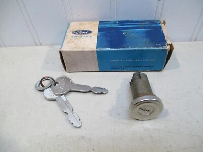 Nuevo de Lote Antiguo Ford & Fairlane Station Wagon 1966-1967 cerradura de puerta trasera + maletero Falcon T-Bird Foto 1 de 4