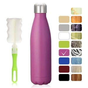 King Do Way 500ml Isolierte Edelstahl Wasser Vakuumflasche - Pink/Fuchsia - Bild 1 von 1