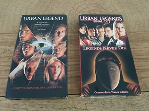 Urban Legend + Urban Legends Final Cut VHS Lot 1998-2000 Horror Slasher 1 & 2 EC - Bild 1 von 3