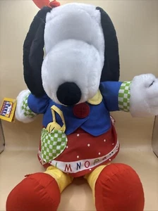 Vintage NWT Applause Snoopy's Sister BELLE Beagle Plush 17" Alphabet Teacher - Picture 1 of 15