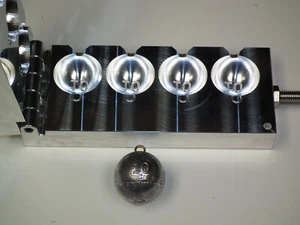 Saltwater Cannonball Sinker mold 10oz Production CNC Aluminum Fishing USA 3RD - Picture 1 of 4