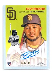 2023 Topps Chrome Platinum Anniversary #CPA-ERO Eguy Rosario Auto 40/199 - - Picture 1 of 2