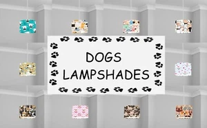 Perros Lámpara Cachorro Dormitorio Niños Lightshade Niños Niñas Lindo Perro 20CMX18.5CM - Imagen 1 de 13