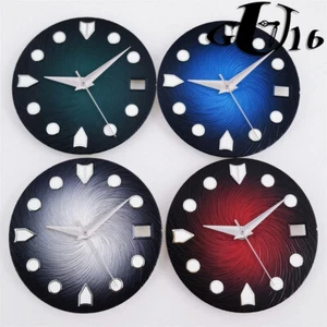 28.5mm NH35 Watch Dial green luminous sterile Fit NH35 NH36 Movement - Picture 1 of 18