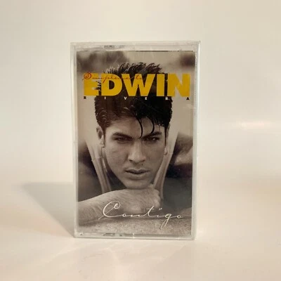 Edwin Rivera Cassette Simplemente Contigo Salsa 1994 Puerto Rico Mega Rare New - Image 1 of 4
