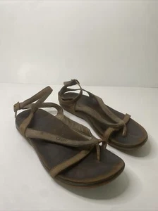 Chaco Sandalen Damen 7 Sofia Knöchelriemen braun Leder Dark Earth. Comfort Sandale - Bild 1 von 11