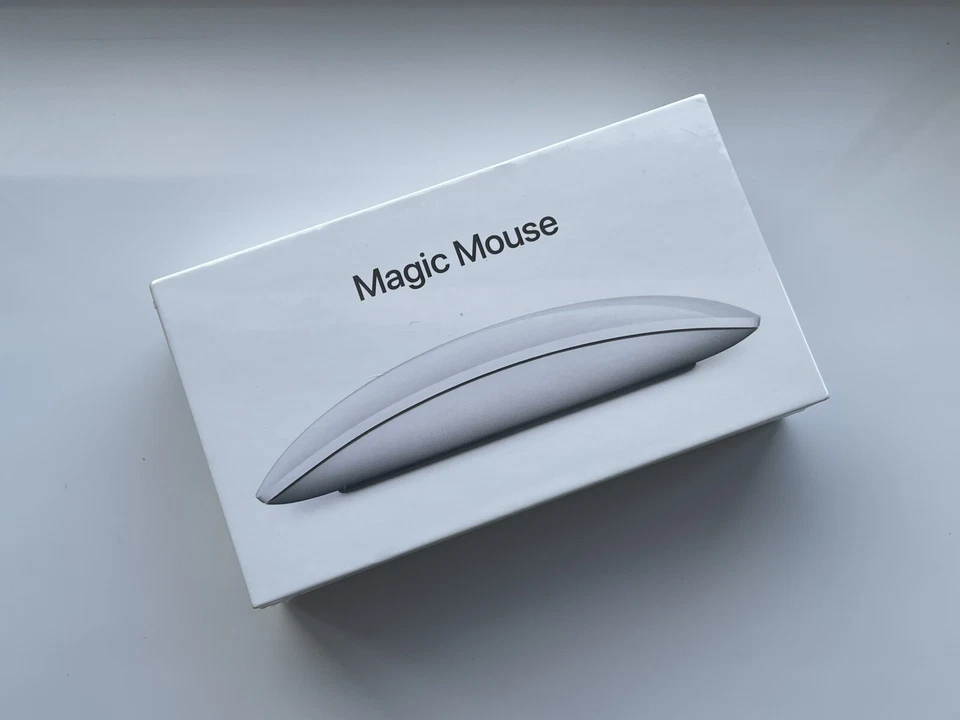 Genuine Official Apple Magic Mouse Rechargeable WHITE Multi-Touch Surface A1657 - Image 1 of 4