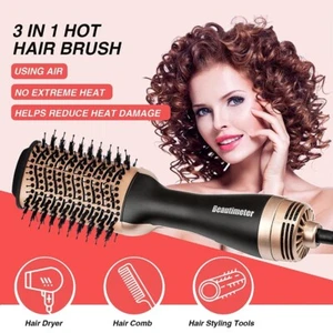#1Secador De Pelo Profesional De Beauti En Cepillo De Aire Caliente Para Cabello - Picture 1 of 7