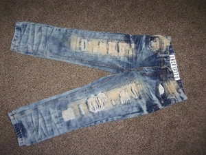 Girls Encrypted Supply Co. Denim Jeans Size 6 distressed * - Picture 1 of 3