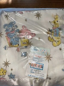 Vintage Beacon Baby Blanket 36x50 Permanap Such Fun - Picture 1 of 4